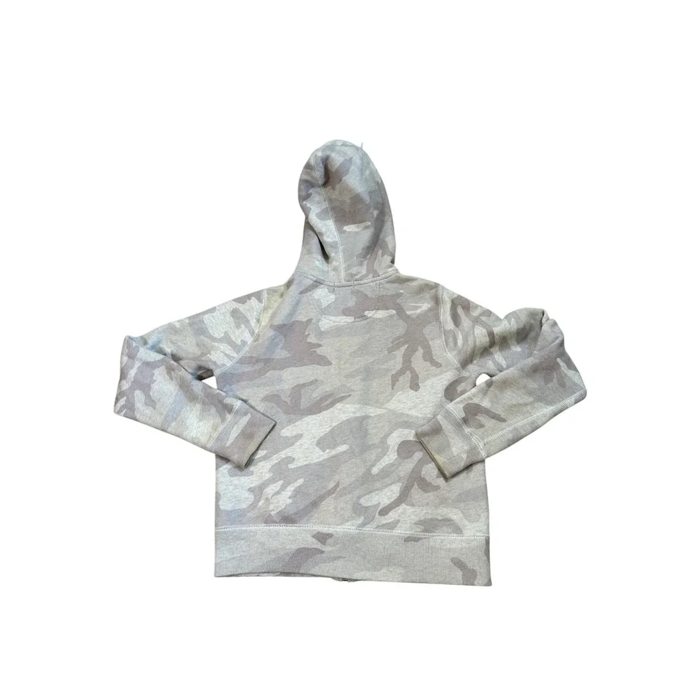 Polo‎ Ralph Lauren Mens XS Camo Full Zip Hoodie Grey Tan Camouflage Pony Logo